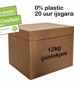 eco coolbox zonder plastic ijsblokjes bestellen