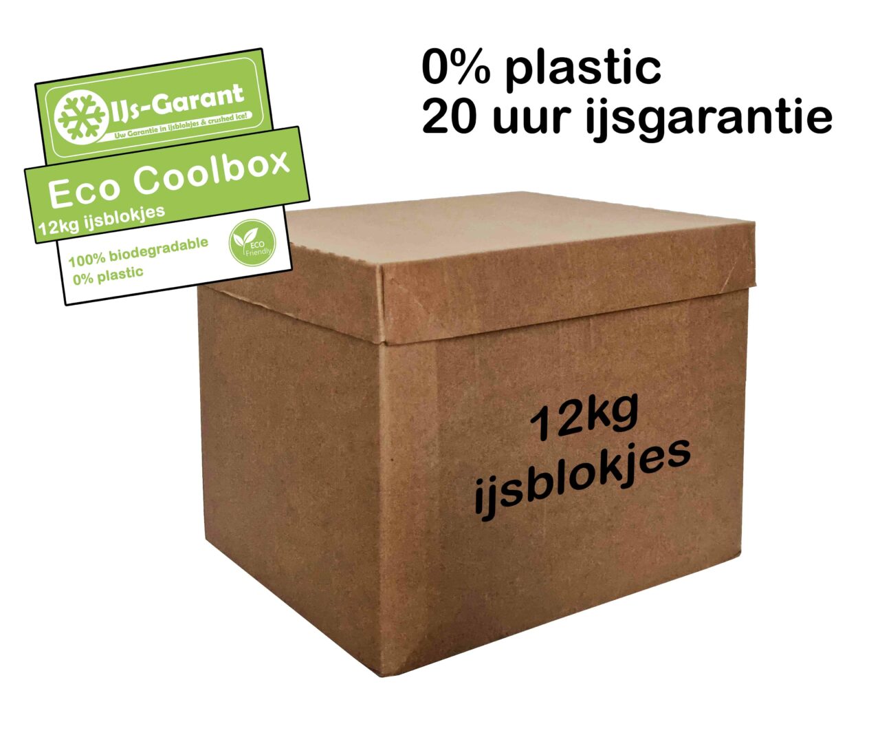Eco Coolbox 12kg ijsblokjes